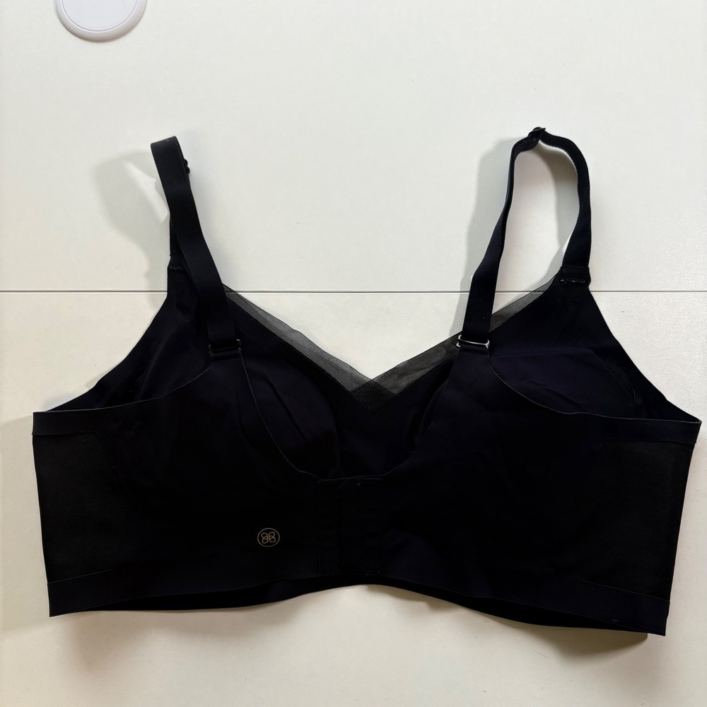HONEYLOVE Black 1X Shapewear Comfort Bra‎ Full Coverage Support Everyday T-Shirt